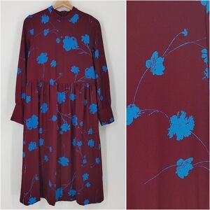 Vero Moda Zitta Long Sleeve Midi Dress